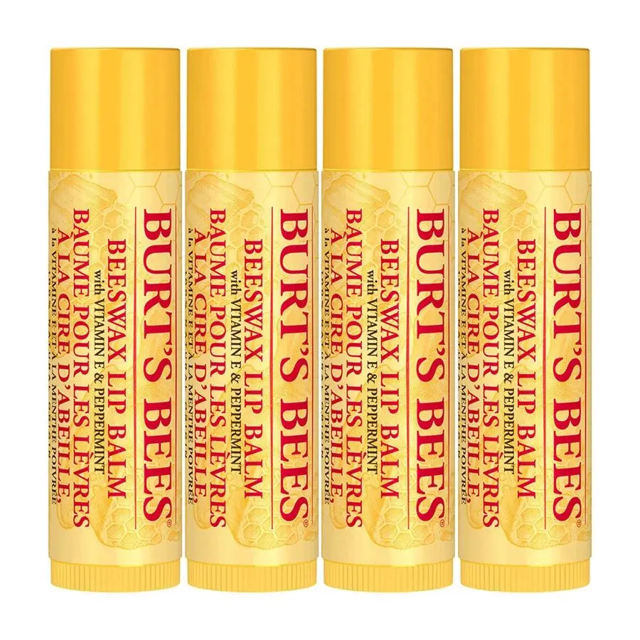 BURT'S BEES CLASSIC HOLIDAY 4 PACK (BEESWAX LIP BALM SET)