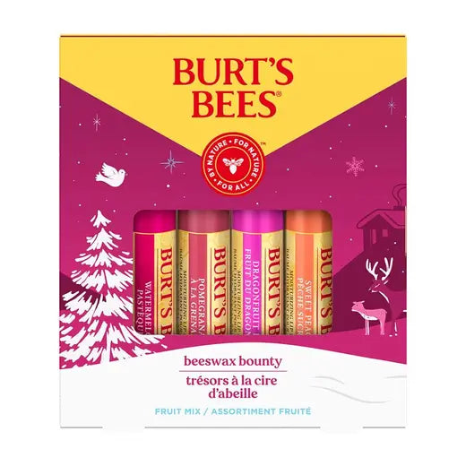 BURT'S BEES BEESWAX BOUNTY FRUIT MIX LIP BALM GIFT SET (4 PACK)