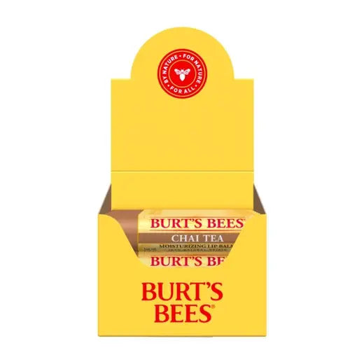 BURT'S BEES CHAI TEA LIP BALM (12 TUBE BOX)