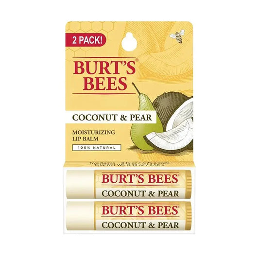 BURT'S BEES COCONUT & PEAR LIP BALM (2 PACK)