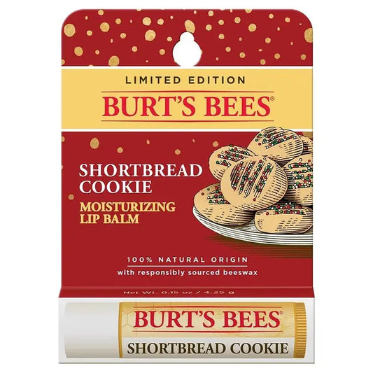 BURT'S BEES SHORTBREAD COOKIE LIP BALM (1 TUBE, 0.15 OZ)