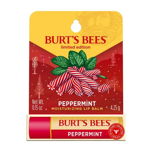 BURT'S BEES PEPPERMINT LIP BALM (1 TUBE, 0.15 OZ)