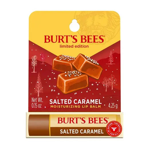 BURT'S BEES SALTED CARAMEL LIP BALM (1 TUBE, 0.15 OZ)