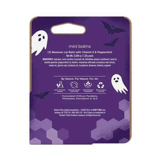 BURT'S BEES HALLOWEEN LIL BOO'S MINI LIP BALMS (3 PACK)