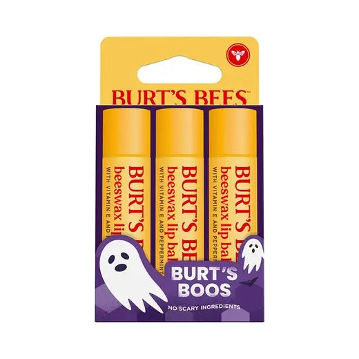 BURT'S BEES HALLOWEEN ORIGINAL BEESWAX LIP BALMS (3 PACK)