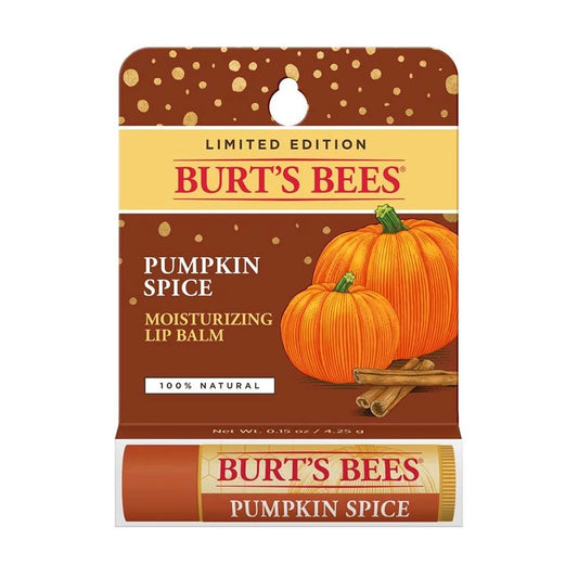 BURT'S BEES PUMPKIN SPICE LIP BALM (1 TUBE, 0.15 OZ)