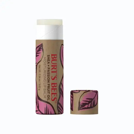 BURT'S BEES SHEA + PASSION FRUIT PAPER TUBE LIP BALM (0.34 OZ TUBE)