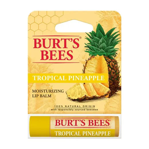 BURT'S BEES TROPICAL PINEAPPLE LIP BALM (0.15 OZ TUBE)