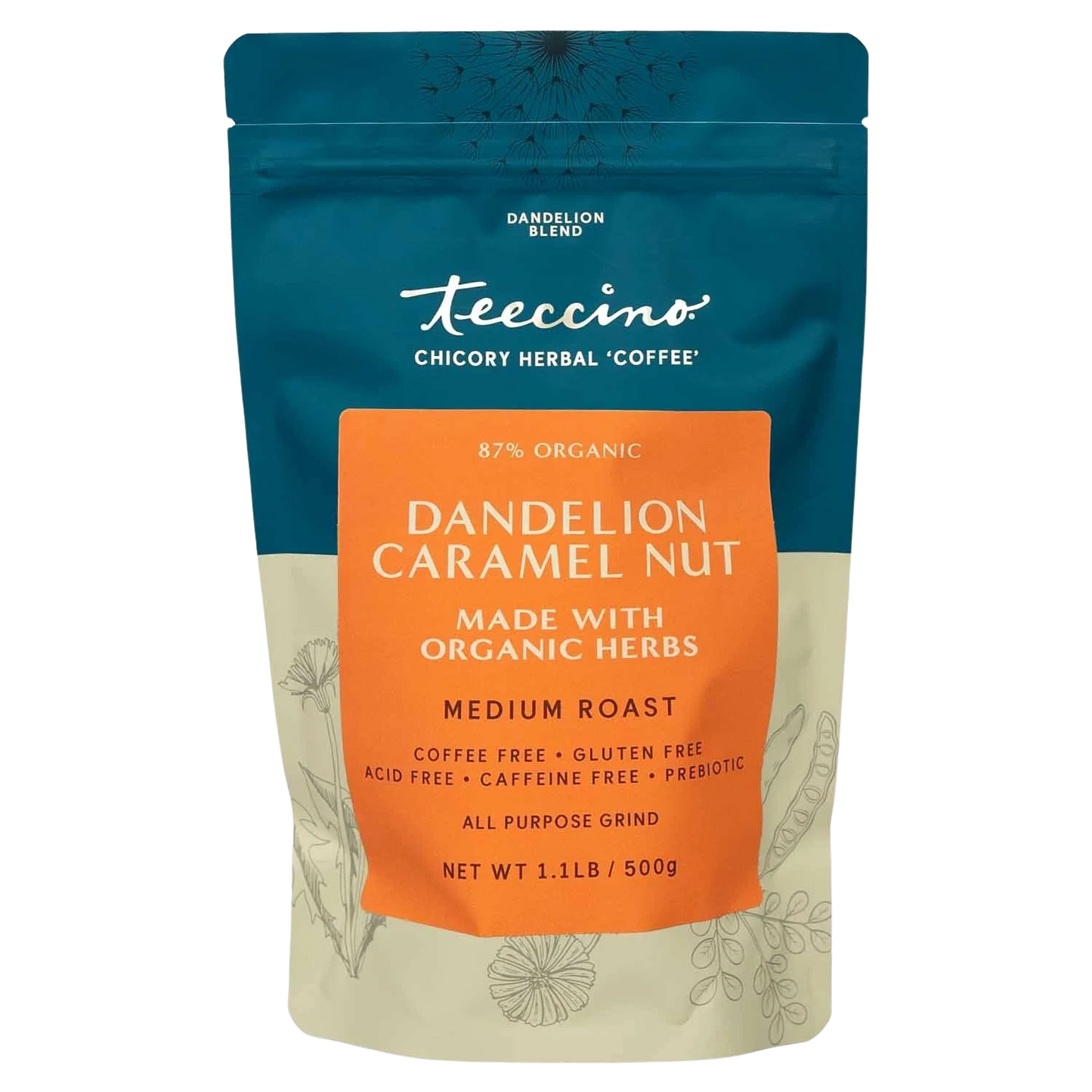 Dandelion Caramel Nut Chicory Herbal Coffee