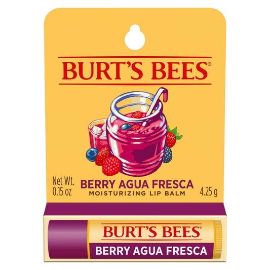 BURT'S BEES BERRY AGUA FRESCA LIP BALM (1 TUBE, 0.15 OZ)
