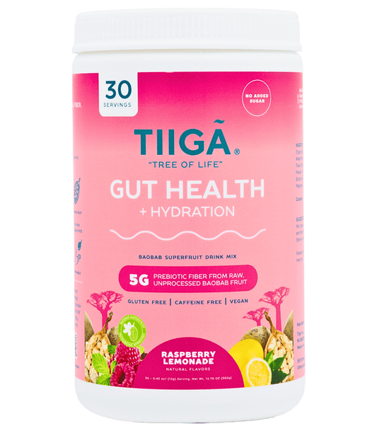 TIIGA Gut Health + Hydration | 30 Serving Tubs
