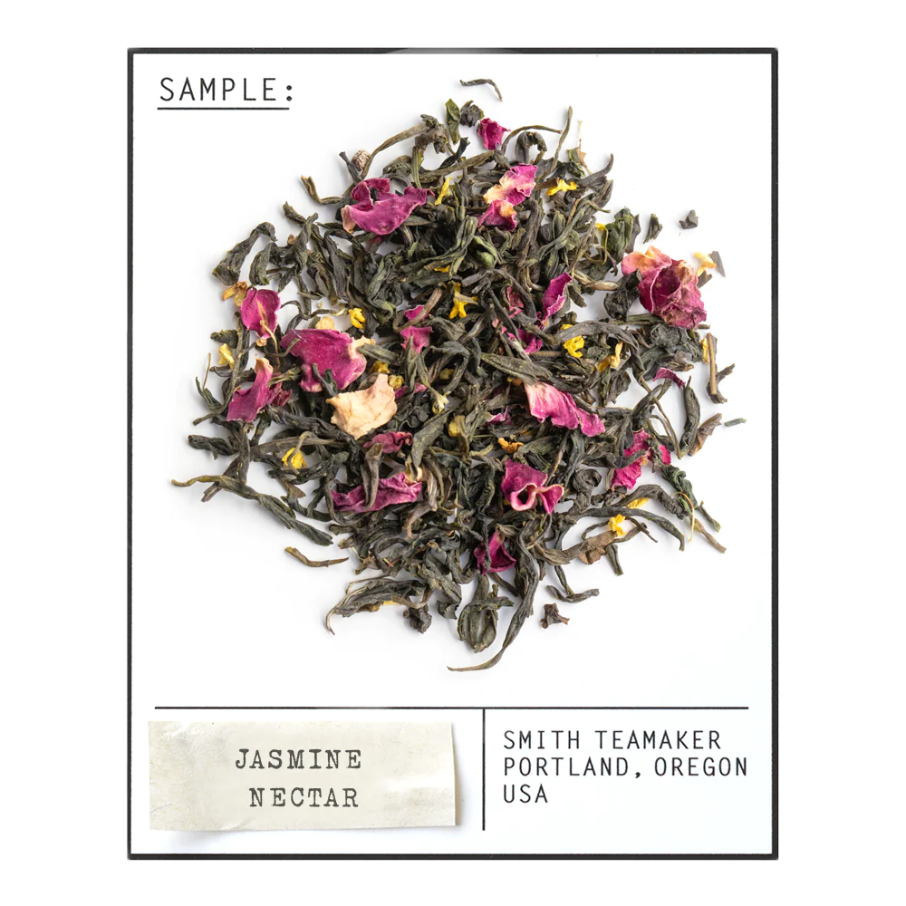 SMITH TEAMAKER - JASMINE NECTAR SEASONAL GREEN TEA BLEND NO. 20 (15 TEA BAGS, 1.06 OZ)