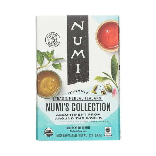 NUMI TEA - NUMI'S COLLECTION (16 ASSORTED TEA BAGS, 1.40 OZ)