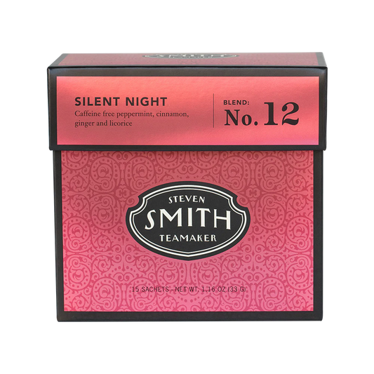 SMITH TEAMAKER - SILENT NIGHT SEASONAL HERBAL BLEND NO. 12 (15 TEA BAGS, 1.16 OZ)