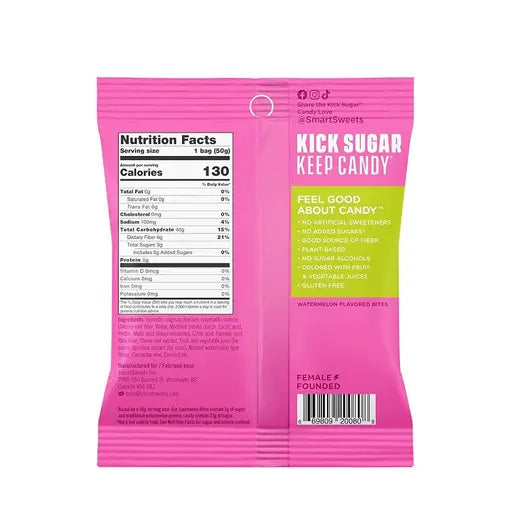 SMARTSWEETS - SOURMELON BITES (1.8 OZ BAG)