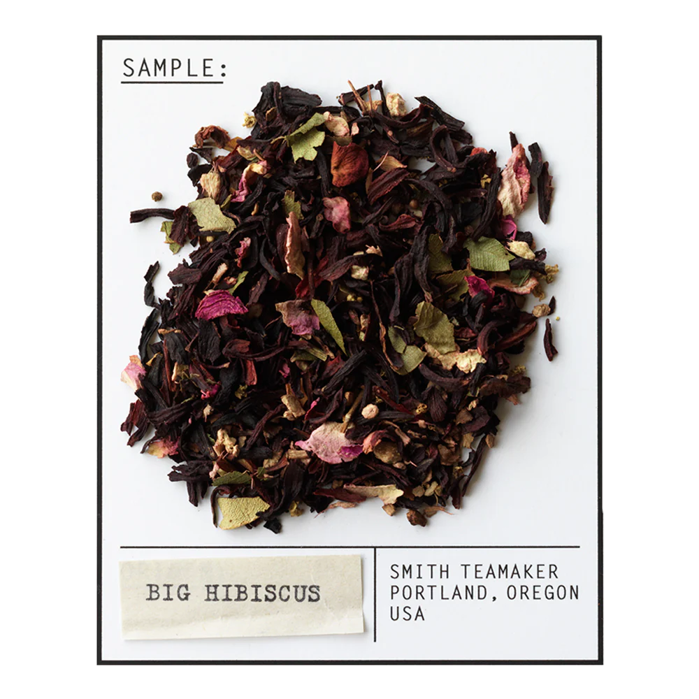 SMITH TEAMAKER - BIG HIBISCUS BLEND HERBAL TEA BLEND NO. 24 (LOOSE LEAF, 1 LB)