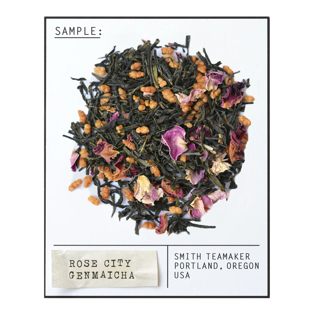 SMITH TEAMAKER - ROSE CITY GENMAICHA GREEN TEA BLEND NO. 1912 (LOOSE LEAF, 1 LB)