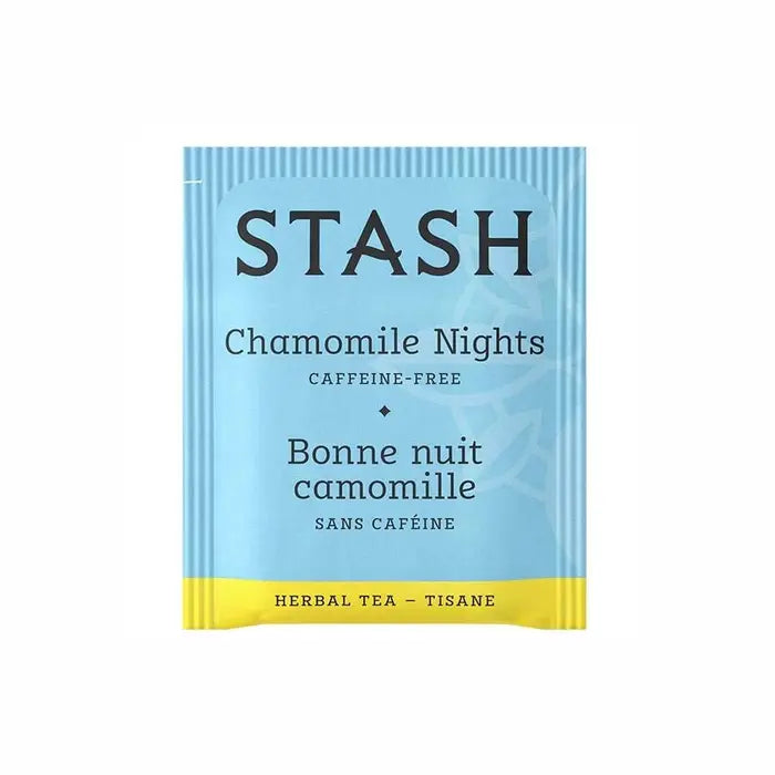 STASH TEA - CHAMOMILE NIGHTS HERBAL TEA (20 TEA BAGS, 0.6 OZ)