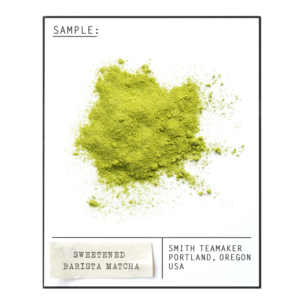 SMITH TEAMAKER - SWEETENED BARISTA MATCHA GREEN TEA NO. 77 (POWDERED, 1 LB)