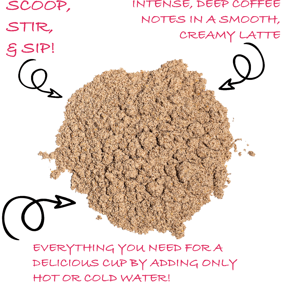Instant French Roast Herbal Latte