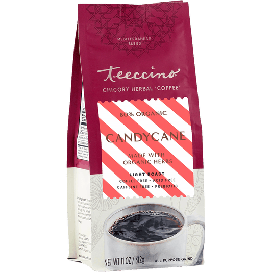 Candy Cane Chicory Herbal Coffee
