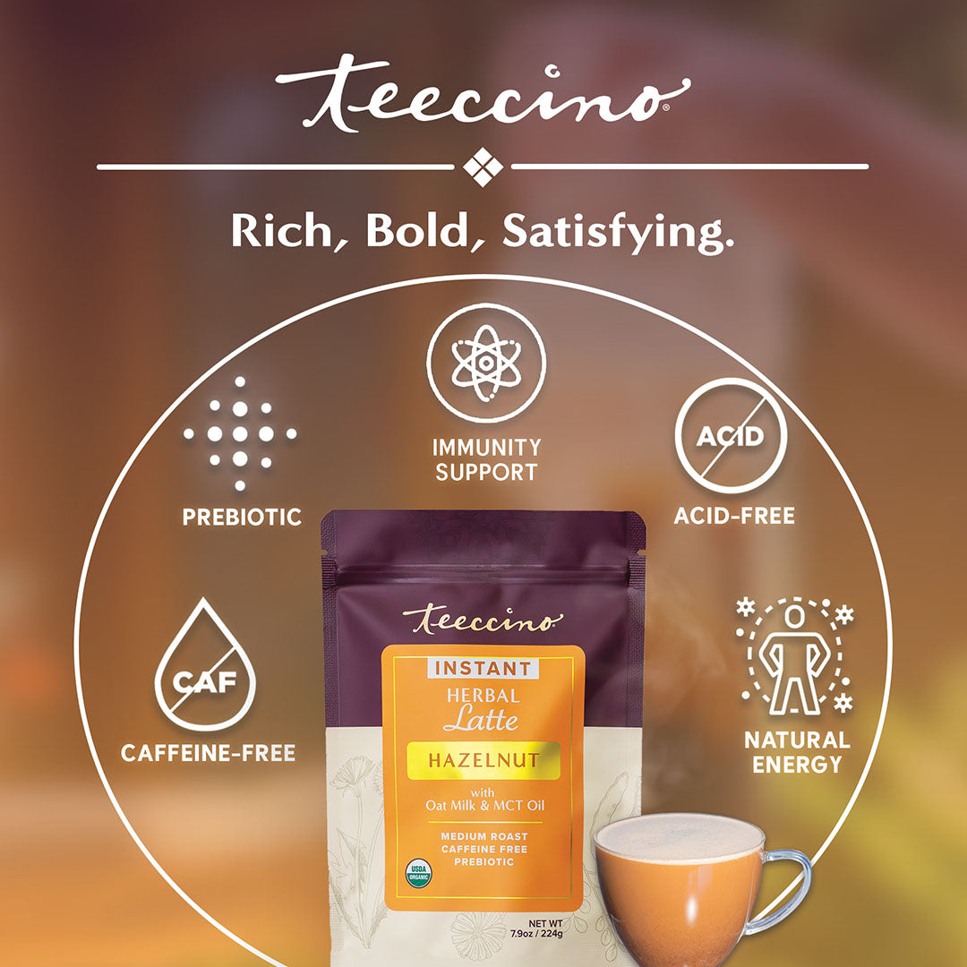 Instant Hazelnut Herbal Latte