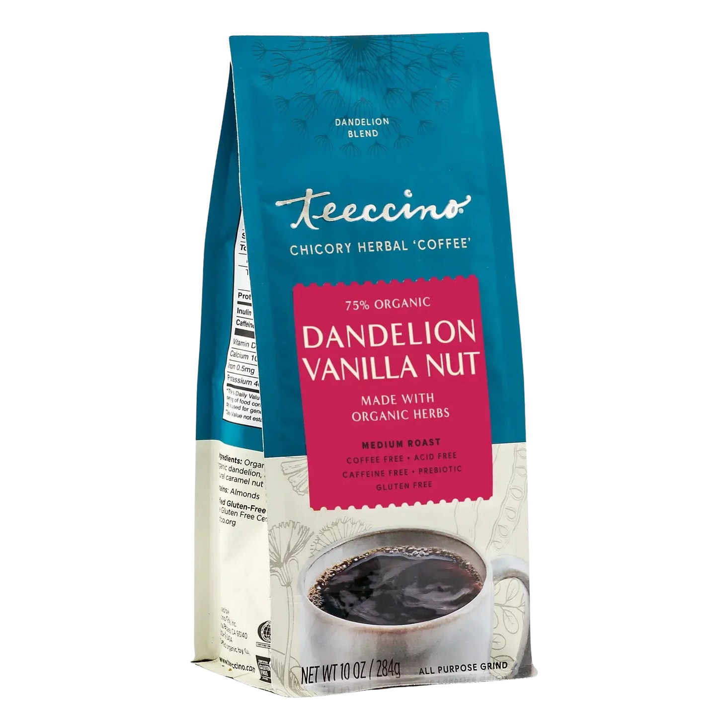 Dandelion Vanilla Nut Herbal Coffee