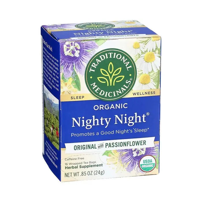 TRADITIONAL MEDICINALS - ORGANIC NIGHTY NIGHT TEA (16 TEA BAGS, 0.85 OZ)
