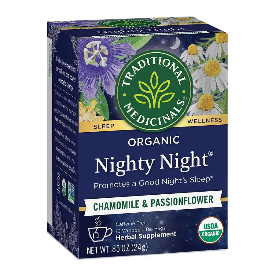 TRADITIONAL MEDICINALS - ORGANIC NIGHTY NIGHT TEA (16 TEA BAGS, 0.85 OZ)