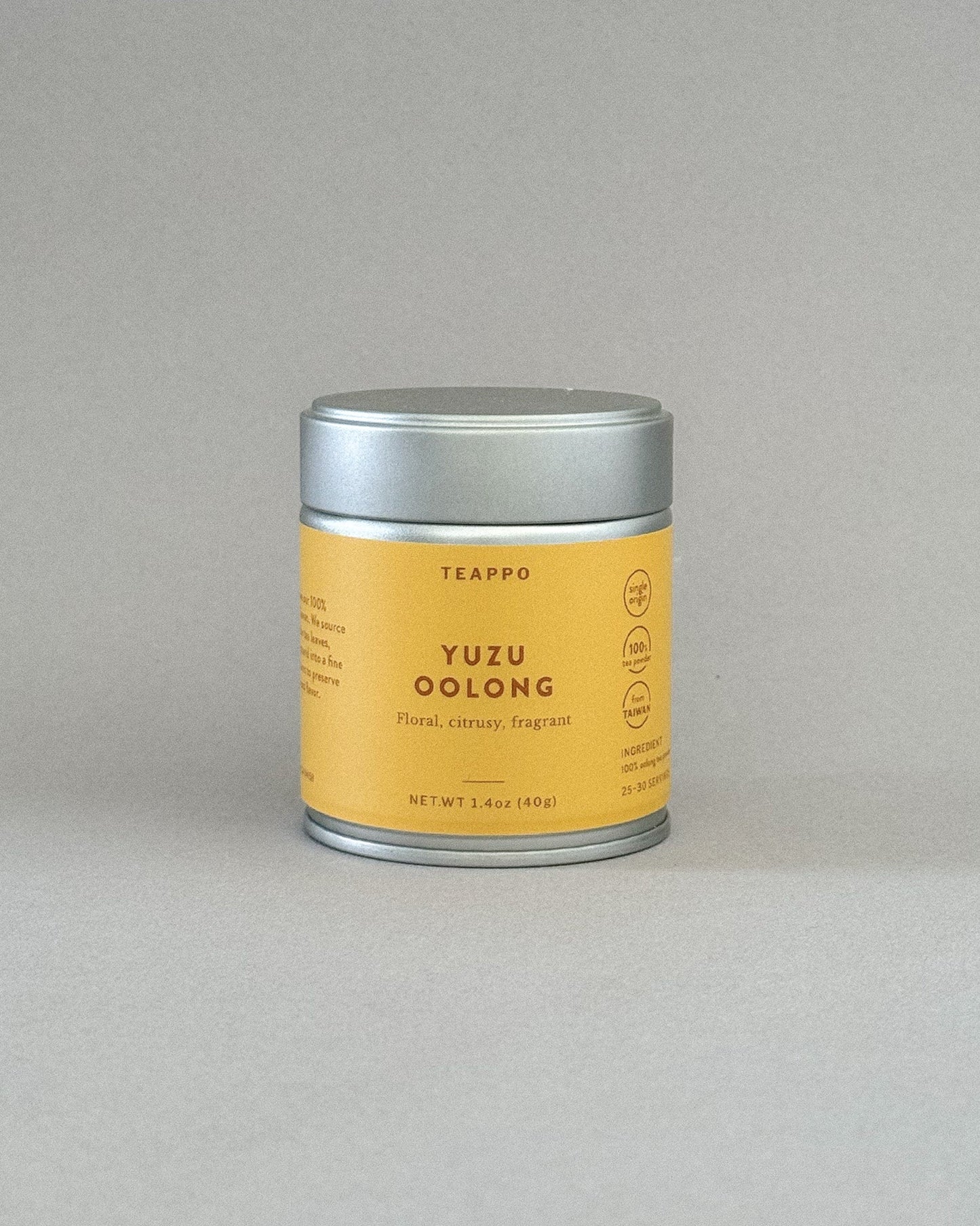 Teappo - Yuzu Oolong Powder (1.4 oz / 40 g)