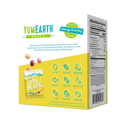 YUMEARTH - ORGANIC JELLY BEANS (15 CT BOX)