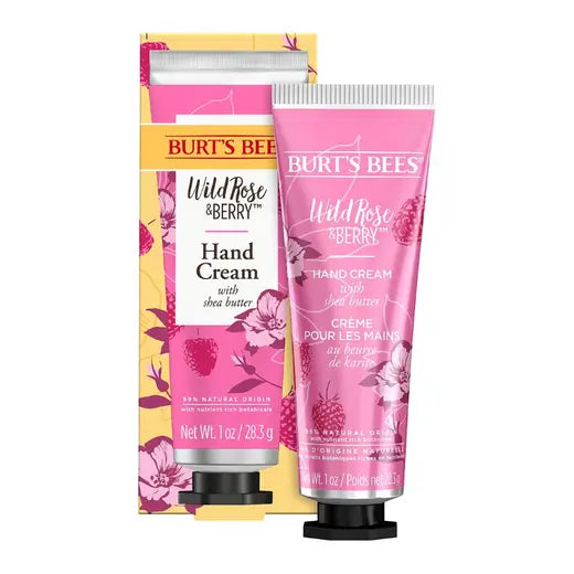 BURT'S BEES WILD ROSE & BERRY HAND CREAM (1.0 OZ)