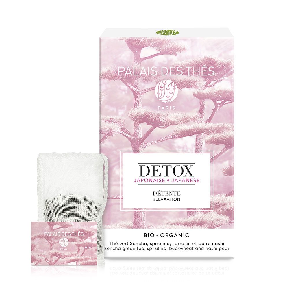 PALAIS DES THÉS - ORGANIC JAPANESE RELAXATION DETOX GREEN TEA (20 TEA BAGS)