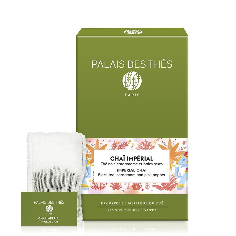 PALAIS DES THÉS - CHAI IMPERIAL BLACK TEA (20 TEA BAGS)