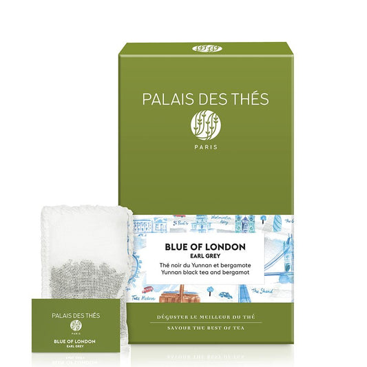 PALAIS DES THÉS - BLUE LONDON EARL GREY BLACK TEA (20 TEA BAGS)