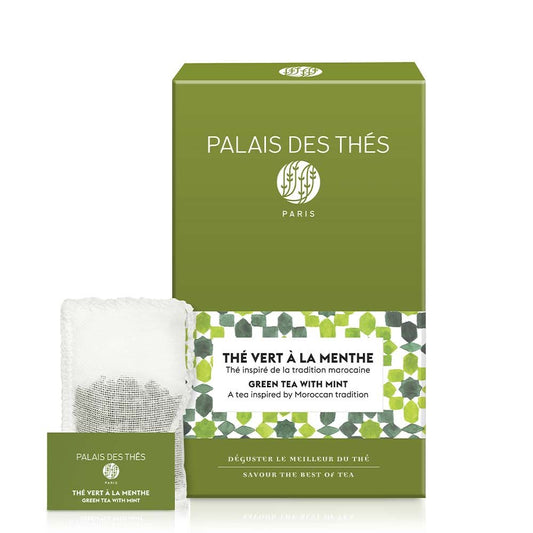 PALAIS DES THÉS - ORGANIC MINT GREEN TEA (20 TEA BAGS)