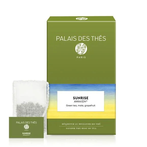PALAIS DES THÉS - SUNRISE WAKE UP GREEN TEA (20 TEA BAGS)