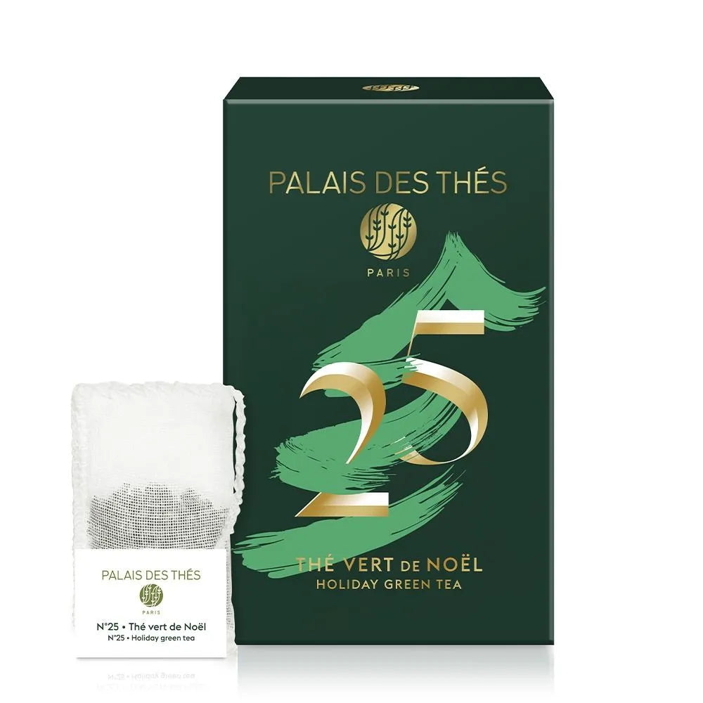 PALAIS DES THÉS - ORGANIC HOLIDAY GREEN TEA (20 TEA BAGS, N° 25)