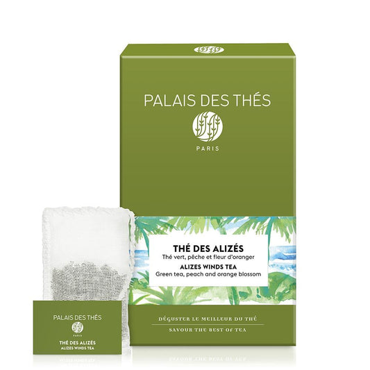 PALAIS DES THÉS - ALIZES WINDS TEA GREEN TEA (20 TEA BAGS)