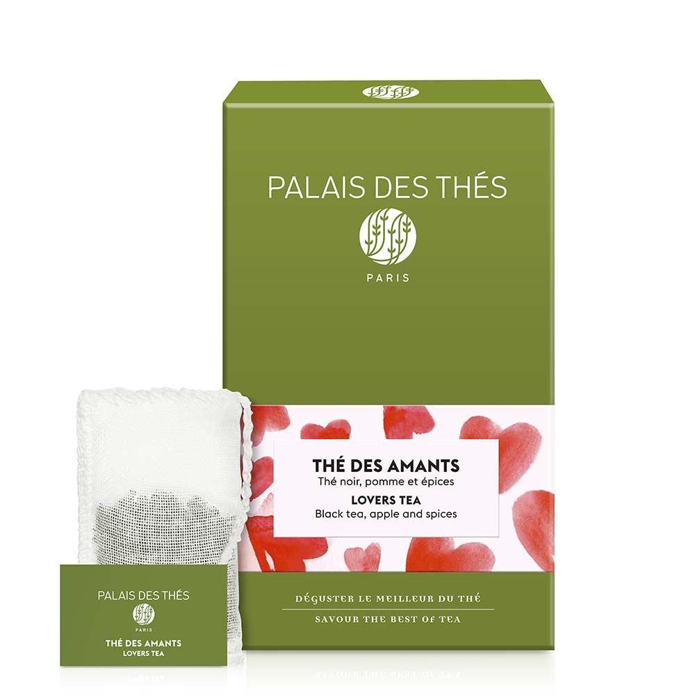 PALAIS DES THÉS - LOVER'S TEA BLACK TEA (20 TEA BAGS)