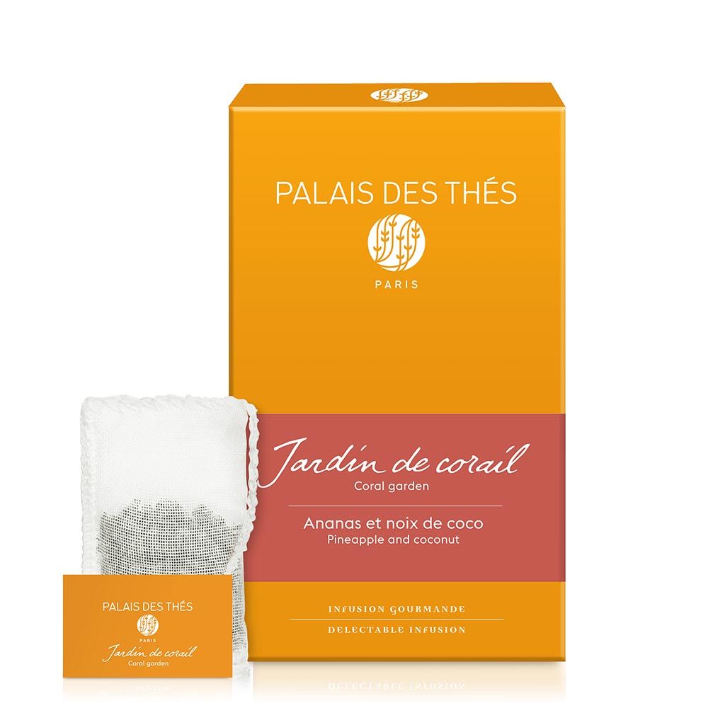 PALAIS DES THÉS - CORAL GARDEN HERBAL TEA (15 TEA BAGS)