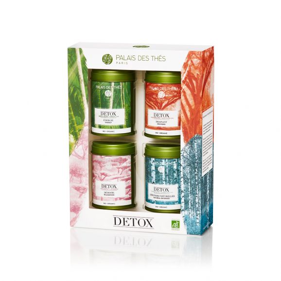 PALAIS DES THÉS - DETOX MINI VARIETY SET (4 TINS, LOOSE LEAF DETOX TEA)