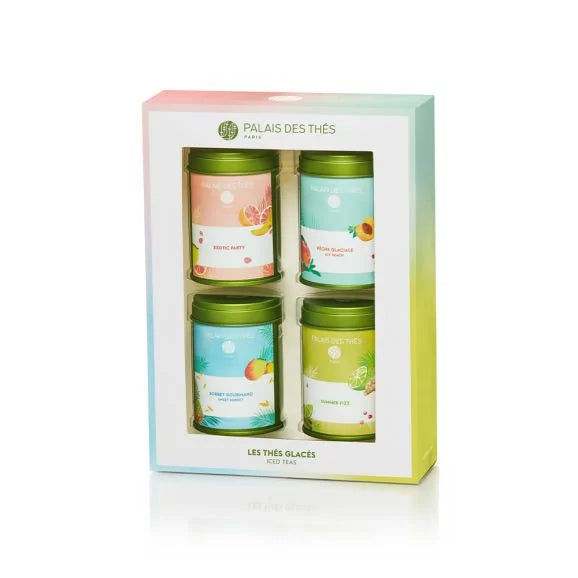 PALAIS DES THÉS - ICED TEAS MINI VARIETY SET (4 TINS, LOOSE LEAF TEA)