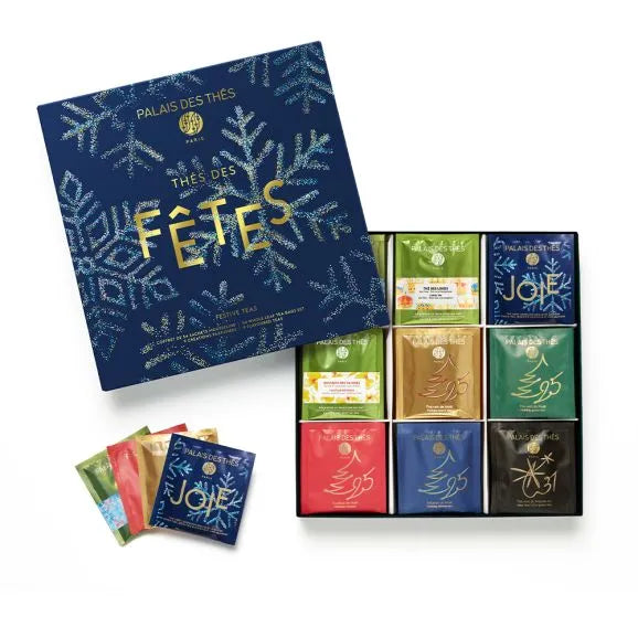 PALAIS DES THÉS - FESTIVE TEAS HOLIDAY GIFT SET (54 ASSORTED TEA BAGS)
