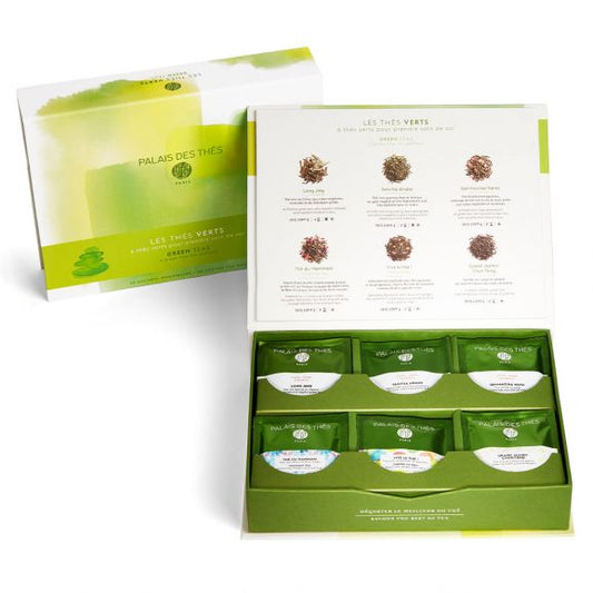 PALAIS DES THÉS - ASSORTED ORGANIC GREEN TEAS (36 ASSORTMENT GIFT BOX)