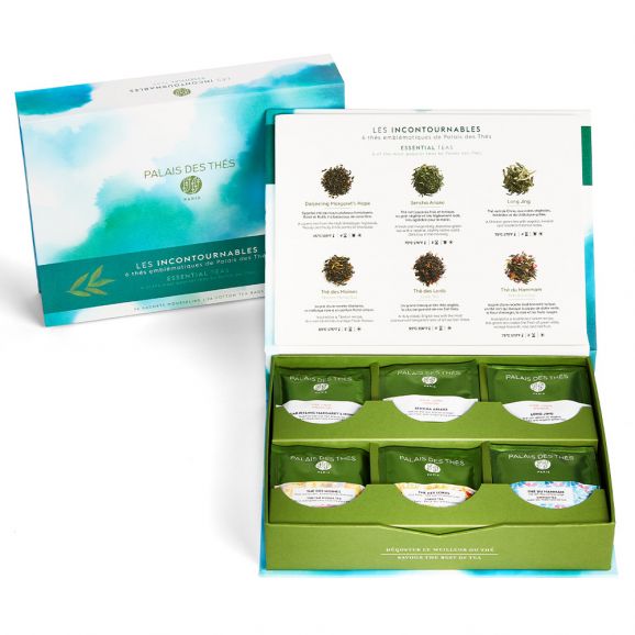 PALAIS DES THÉS - ASSORTED ESSENTIAL SIGNATURE TEAS (36 ASSORTMENT GIFT BOX)