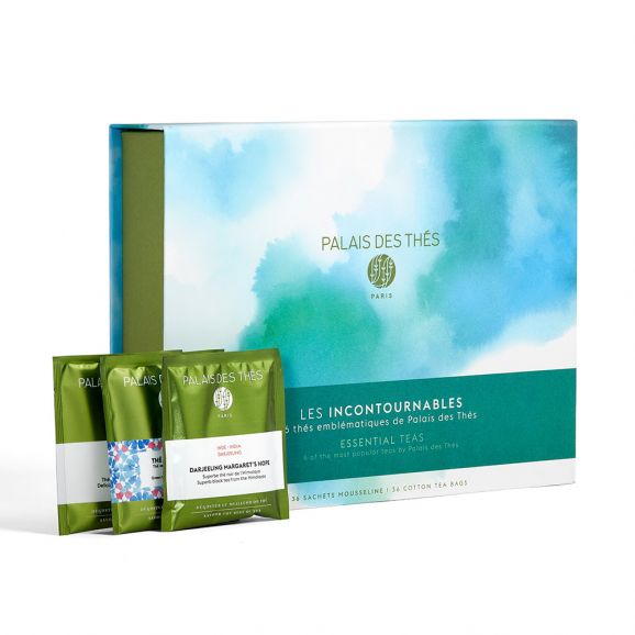 PALAIS DES THÉS - ASSORTED ESSENTIAL SIGNATURE TEAS (36 ASSORTMENT GIFT BOX)