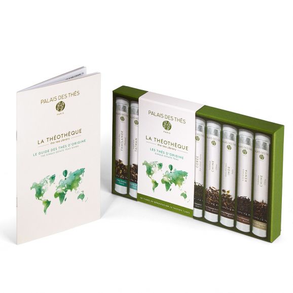 PALAIS DES THÉS - THE TEA LIBRARY: SINGLE-ESTATE TEAS (10 ASSORTED LOOSE LEAF TEAS)