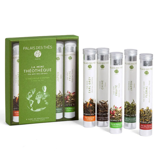 PALAIS DES THÉS - THE MINI TEA LIBRARY (5 TEA TASTING TUBES)