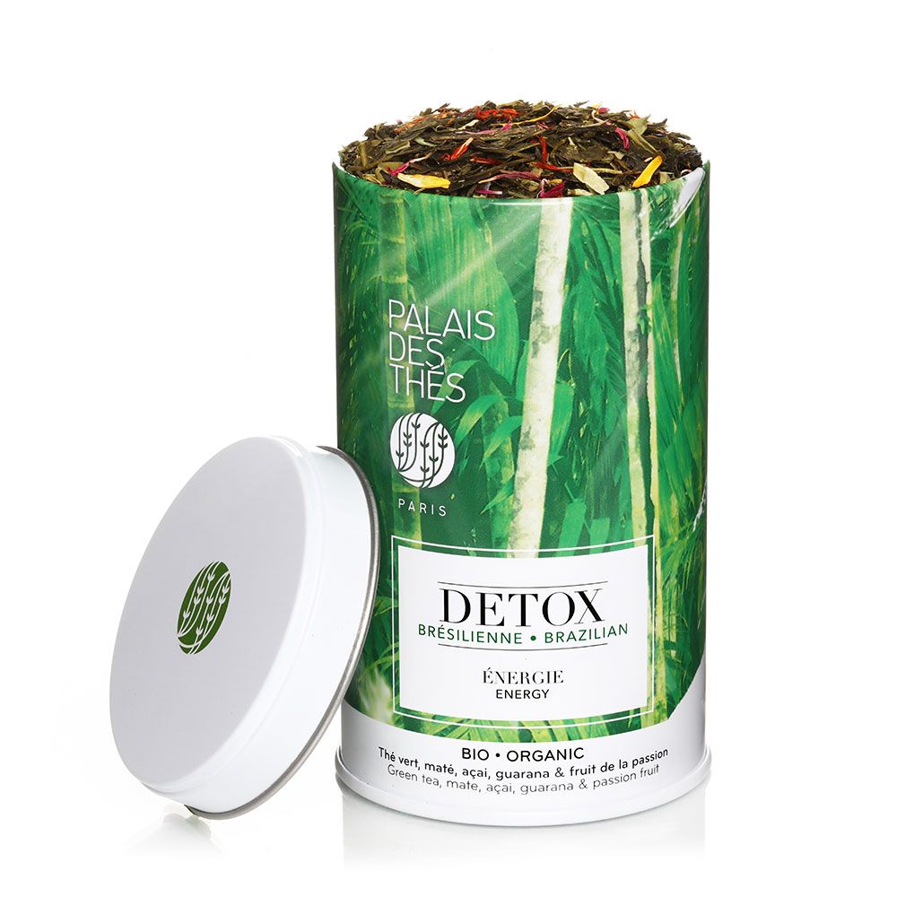 PALAIS DES THÉS - ORGANIC BRAZILIAN ENERGY DETOX GREEN TEA (3.5 OZ TIN)